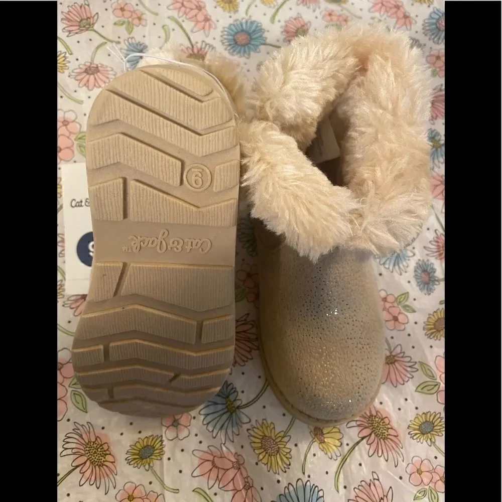 🌸Cat and Jack Girls Faux Suede Style Boot Sizes:Various